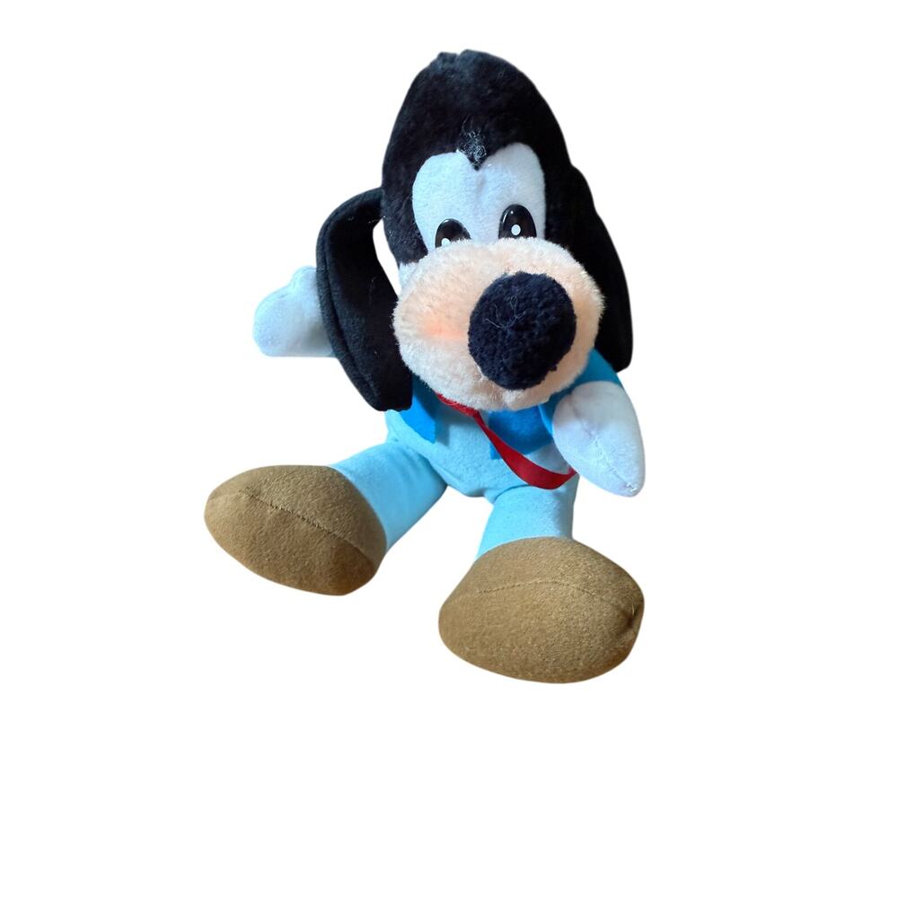 Vintage 1984 Disney Mickeys Christmas Carol Goofy small plush collectible